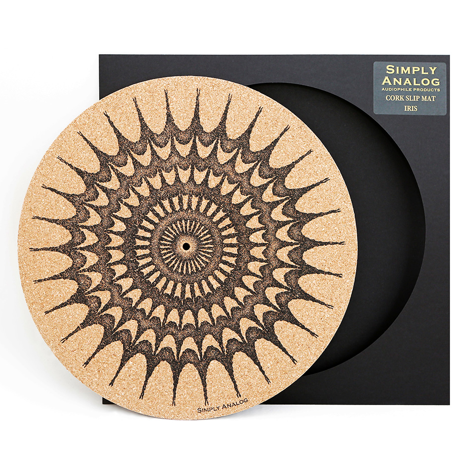 Cork Turntable Vinyl Record Slip Mat Vertigo Swirl Laser Etched Record  Player Audiophile Slip Mat DJ 